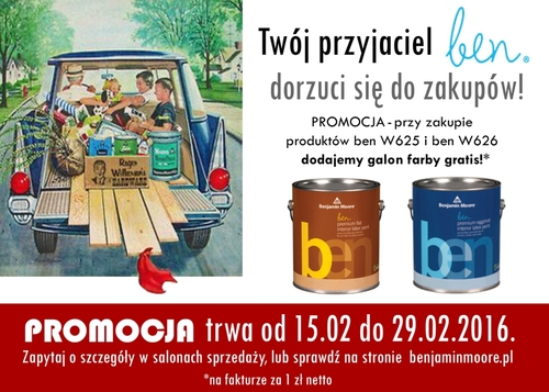 promocjA FARB benjamin moore